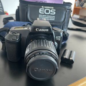 （A-106）Canon EOS1000QD EF 35-80㎜ 1:4-5.6 フィルムカメラ 望遠レンズ 70-210mm付★動作未確認★