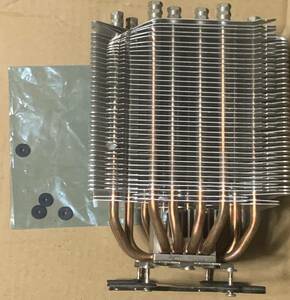 [ used / fan lack of ]Scythe side flow type CPU cooler,air conditioner ninja three li Vision B SCNJ-3100 / AMD for metal fittings only attached size NINJA3