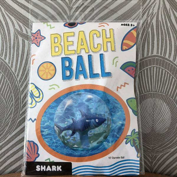 シャーク サメ 3Dビーチボール 海 プール ビーチ 水遊び
