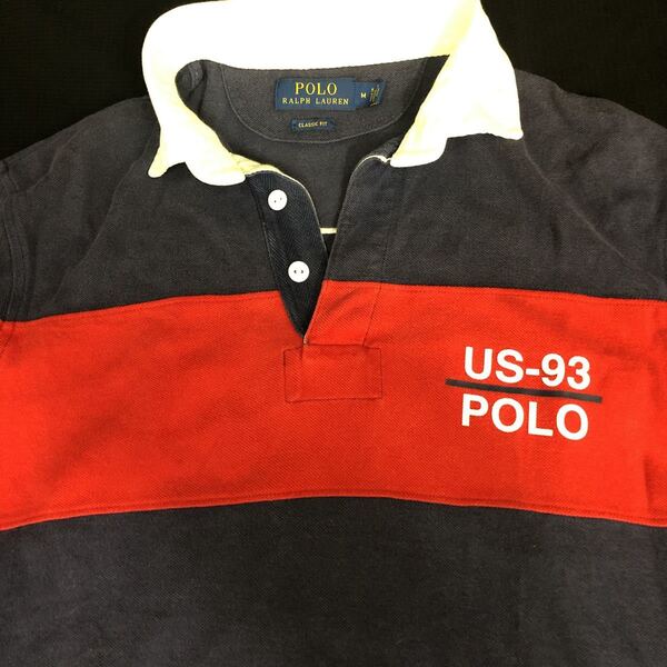 POLO ポロ ラルフローレン 93 レガッタ ポロシャツ M ネイビー 送料無料