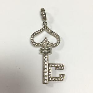 0617G Loree Rodkin Loree Rodkin necklace top 925 silver key H4.5CM W2.2CM