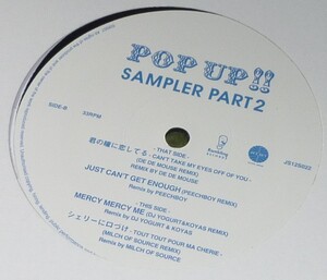 POP UP!! SAMPLER PART 2 / 君の瞳に恋してる / JUST CAN'T GET ENOUGH / MERCY MERCY ME / シェリーに口づけ