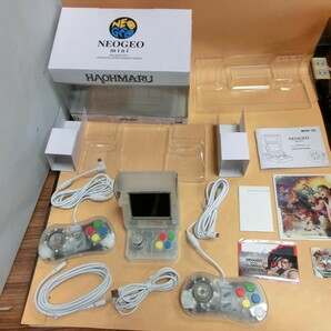 【HW7-61】【80サイズ】NEOGEO mini 本体 サムライスピリッツ限定版セット/覇王丸 サムスピ ネオジオ/動作未確認/通電可の画像1