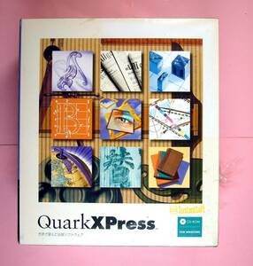 [3080]k.-kQuarkXpress4.02 Windows version new goods Quarkk.-k Express DTP soft Desktop publishing desk top pa yellowtail sing