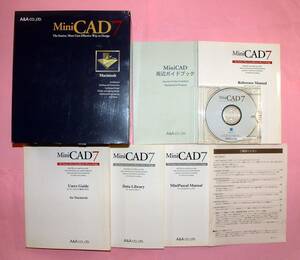 [3140] A&A MiniCAD 7 Macintosh version Macintosh for CAD soft Mini kyado2D construction drafting e And A 3 next origin mote ring MiniPascal