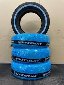 175/70R13 4本セット【新品未開封品】ホワイトリボンタイヤ VITOUR（ヴィツァー） 在庫有り！当日発送可！ 旧車・カスタムカー