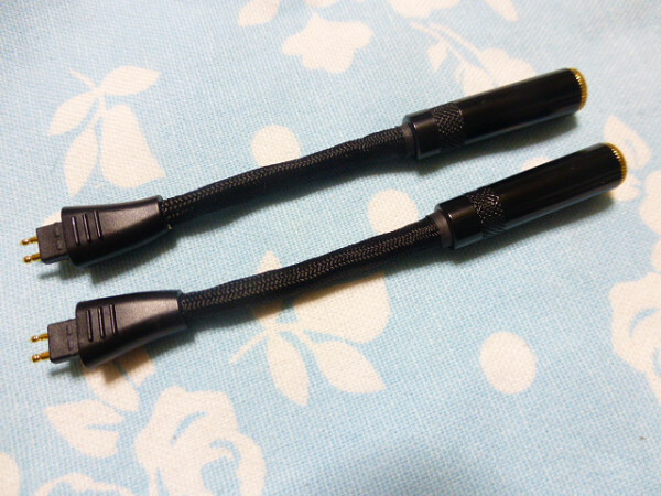 Kimber MDR-Z7 T1 2nd (3.5mm×2) → FOSTEX TH900mk2 TH610 TH909 変換ケーブル 102SSC + 8N-ofc 32芯 ブレイド編み