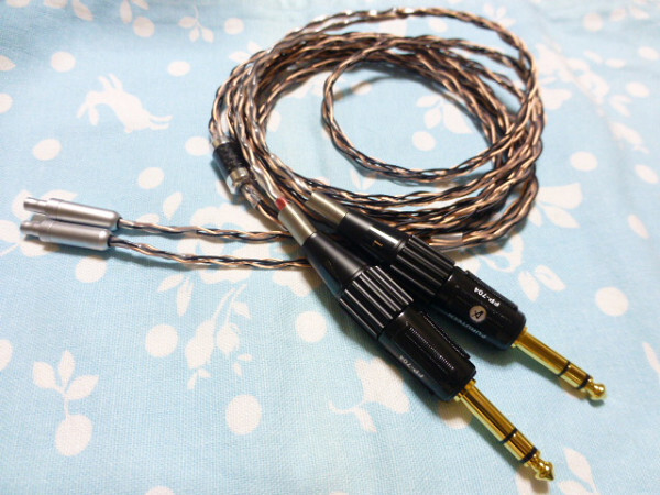 SENNHEISER HD800 HD820 Cascade DHARMA D1000 MOGAMI 2799 八芯 ブレイド編 300cm 長め 6.3mm×2 FURUTECH FP704G TEAC UD-503 505 ADI-2