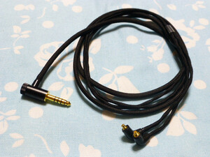 ETYMOTIC RESEARCH ER4SR ER4XR 用 切り込み入 MMCX MOGAMI 2944 4.4mm5極 L字 Shure campfire ER3SE ER3XR ZX300 ZX507