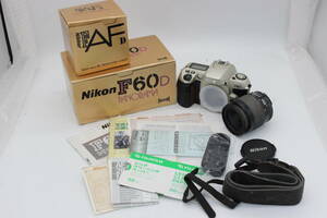 【返品保証】 【元箱付き】ニコン Nikon F60 AF Nikkor 28-80mm F3.5-5.6 D ボディレンズセット C6628 R