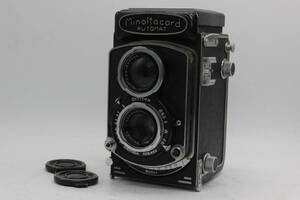 【訳あり品】 ミノルタ Minoltacord AUTOMAT ROKKOR 75mm F3.5 二眼カメラ C6775