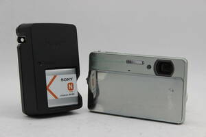 【返品保証】 ソニー Sony Cyber-shot DSC-TX5 Cari Zeiss 4x バッテリー チャージャー付き コンパクトデジタルカメラ C6801