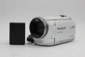 【返品保証】 【録画確認済み】パナソニック Panasonic HDC-TM45 ホワイト 42x バッテリー付き ビデオカメラ C7210