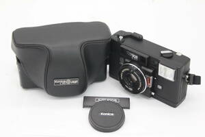 【返品保証】 コニカ Konica C35 Hexanon 38mm F2.8 ケース付き コンパクトカメラ C7350