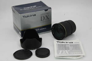 【返品保証】 【元箱付き】トキナー Tokina AT-X PRO SD ASPHERICAL 16-50mm F2.8 DX キャノンマウント 前後キャップ フード付き C7564