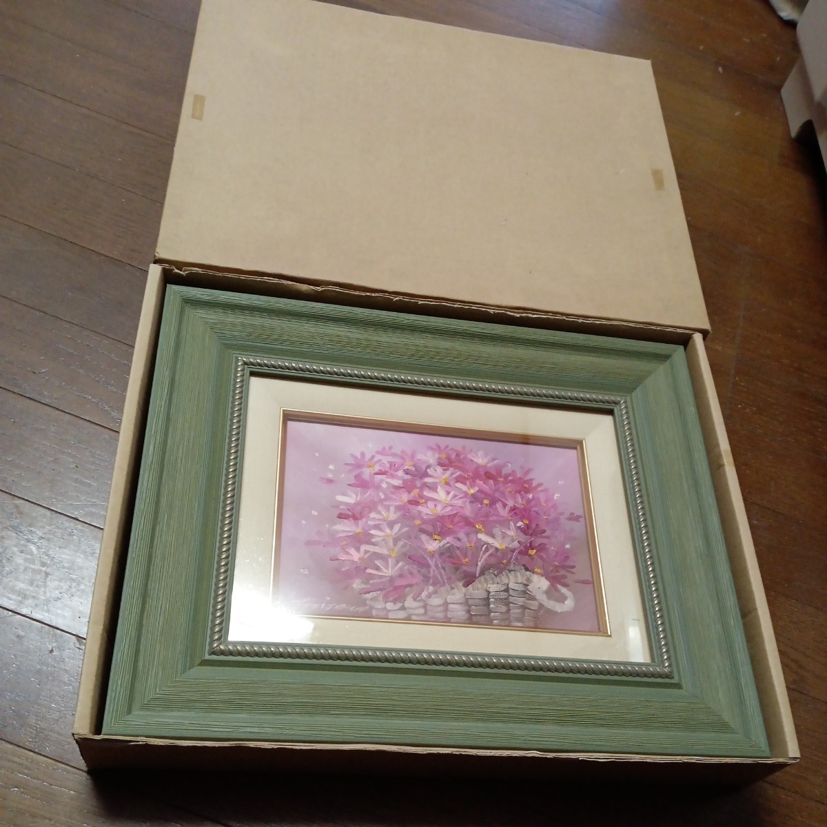 年最新ヤフオク!  絵画 花 ピンク美術品の中古品・新品・未