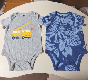 babyGap baby Gap короткий рукав детский комбинезон боди 2 шт. комплект 12-18m 80 новый товар бирка нет 