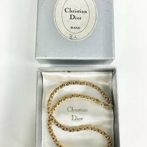 0529B【中古】Christian Dior クリスチャンディオール ショートチェーンネックレス △チョーカー/ファッション/アクセサリー/人気の画像2