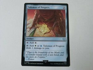 MTG 美品 【発展のタリスマン】 （アンコモン） 指輪物語：中つ国の伝承 LTC 英 4枚迄