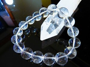 ◆夢見の石☆ニューヨーク オーバル★★天然ハーキマーダイヤモンド ドリームクリスタル 水晶 ブレスレット 12.5mm★ｔa501