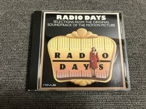 「RADIO DAYS」 SELECTIONS FROM THE ORIGINAL SOUNDTRACK OF THE MOTION PICTURE■型番:3017-2-N■AZ-2596
