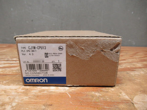 未使用保管品 OMRON オムロン CJ1M-CPU13 CPUユニット 管理5J0601L-F3