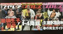 週刊プロレス　　表紙・武藤敬司　橋本大地　愛川 ゆず季　　3冊_画像1