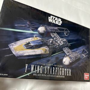 [ unopened new goods ] Bandai Y Wing * Star Fighter Star * War z not yet constructed 1/72 plastic model BANDAI STAR WARS 02