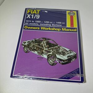  partition nz Fiat X1/9 owner's Work shop manual HAYNES FIAT 1974 1989 1290cc service manual service book repair book 