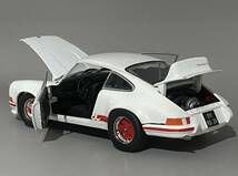1円〜 お宝放出 1/18 Porsche 911 Carrera RS 2.7 1973 White ◆ ポルシェ ジュフ エボリューション 3201_画像1