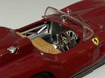 レア Bang 1/43 Ferrari 250 TR “Clienti” Rosso Barchetta ◆ Made with Aluminium Wheels! ◆ フェラーリ バング 7143_画像8