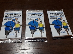 ノーマンロックウェル　トレーディングカードシリーズ1　3パックセット