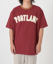 snowpeak JOURNAL STANDARD RECYCLED COTTON PORTLAND RINGER TEE L_画像2