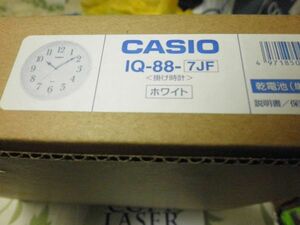 CASIO INTERIOR ANALOGUE CLOCK IQ-88-7JF NEWLY NO2