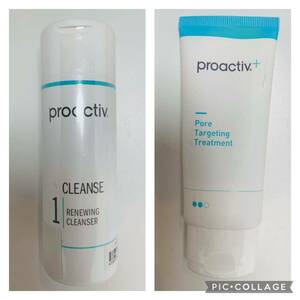 プロアクティブ Proactiv リニューイング クレンザー 120mL ポアターゲティング トリートメント 60g 2点セット 新品未使用品