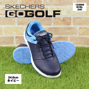 SKECHERS туфли для гольфа 24,0. темно-синий V123066-NVBL-240V новый товар Skechers GO GOLF женский обувь спорт обувь Z1