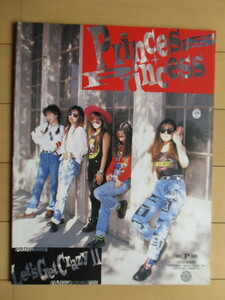 PRINCESS PRINCESS プリンセス・プリンセス 1989年 ツアー パンフレット　「Princess 2 Panic Tour 89 ～Lets Get Crazy II～」