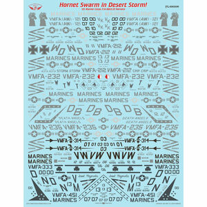 フライングレザーネックス FL48008 F/A-18 A C D Hornet Swarm in Desert Storm 1/48