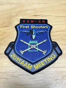 即決あり　航空自衛隊　AAM-4B 2015 ミサイル戦技集合訓練　ワッペン パッチ JASDF 空自　小松基地　F-2 戦闘機