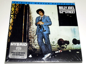 中古　廃盤 Billy Joel 52nd Street MFSL Mobile Fidelity SACD Limited Numbered 　シリアルナンバー入り no. ビリー・ジョエル