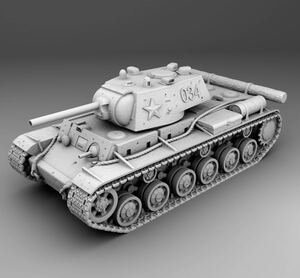 1/144レジンキット　2023新　未塗装　WWⅡ ソ連軍　KV-1 重戦車　ワールドタンクミュージアム【同梱可能】230103