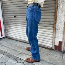 貴重 70s USA製 Wrangler 401SPWR INDIGO DENIM PANTS ヴィンテージ ラングラー カウボーイ デニムパンツ スリム 米国 小さいサイズ W30_画像3