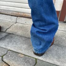 貴重 70s USA製 Wrangler 401SPWR INDIGO DENIM PANTS ヴィンテージ ラングラー カウボーイ デニムパンツ スリム 米国 小さいサイズ W30_画像7