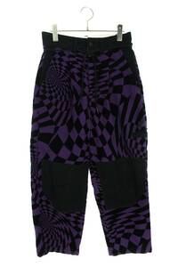 パム PAM バンズ SPIRAL CHECKER CARGO PANT サイズ:XS スパイラルチェッカーカーゴロングパンツ 中古 BS99