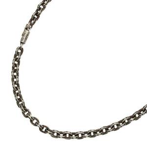 クロムハーツ Chrome Hearts PAPER CHAIN 18/ペーパーチェーン18inch サイズ:18inch オールドシルバーネックレス 中古 OM10