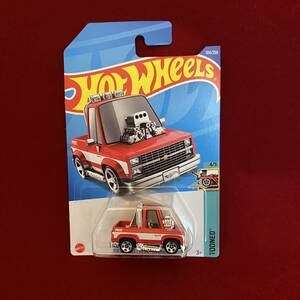 シボレー シルバラード 1983 レッド トラッキン TRUCKIN D51 ホットウィール hot wheels HW ダイキャストカー ミニカー アメリカ雑貨