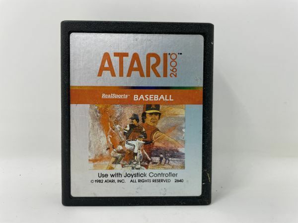 Atari2600 2800 アタリ VCS ゲームカートリッジ Real Sports Baseball ベースボール 野球
