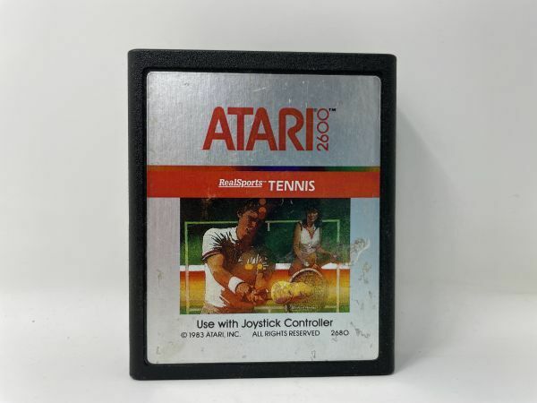 Atari2600 2800 アタリ VCS ゲームカートリッジ Real Sports TENNIS テニス