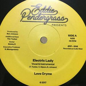 Love Cryme / Electric Lady njs newjackswing funk ハネ系 オリジナル 12インチ