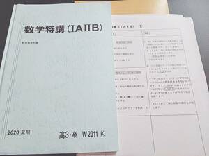 駿台　数学特講ⅠAⅡB　夏期　吉田先生　テキスト・板書・プリント　フルセット　河合塾　駿台　鉄緑会　東進　SEG